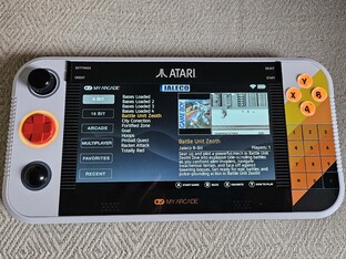 A Gamestation Go többi játékgyűjteményének menüje (Kép forrása: Marc Zander, Notebookcheck)