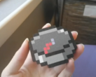A DIY 3D nyomtatott Minecraft iránytű (a képen). (Kép forrása: u/Intelligent-Cause751 via r/minecraft)