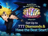 Hét halálos bűn: Grand Cross 7. évforduló Perfect 7 frissítés kulcsművészet.