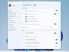 A Windows 11 Build 26300.8553 moduláris Start menüvezérlőket vezet be a Kísérleti csatornába.
