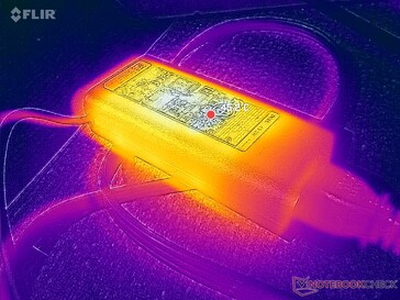 Az AC-adapter hőmérséklete meghaladja a 45 °C-ot, ha nagy terhelés mellett működik