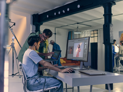 A HP Series 7 Pro monitor a CES 2026 kiállításon mutatkozott be (kép forrása: HP)