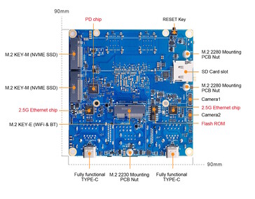 Az M.2 2230-as bővítőhely elsősorban Wi-Fi/Bluetooth-modulokhoz készült