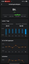 Amazfit Active2 alvás