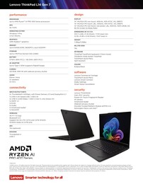 Lenovo ThinkPad L14 Gen 7 AMD specifikációk.