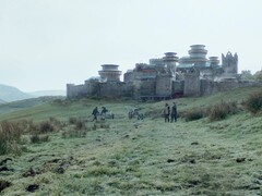 Egy kép, amelyen Winterfell, Észak fővárosa látható a Trónok harca sorozatban. (Kép forrása: Trónok harca) 