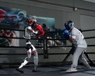Körülbelül egy hónap múlva az Unitree "Unitree Iron Fist King" néven bokszmérkőzést szervez két humanoid robot között: Awakening" néven. (Kép forrása: Unitree via X)