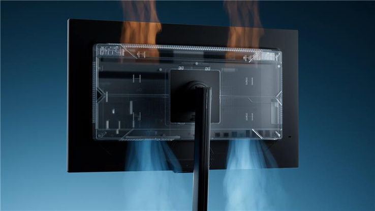 A Gigabyte MO32U24 játékmonitor ventilátor nélküli hűtőrendszerrel büszkélkedhet