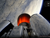 Kilátás az Electron második fokozatából a QPS-SAR-12 indításakor (Kép forrása: Rocket Lab)