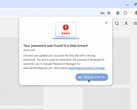 A Chrome automatikus jelszóváltoztatót kap, ha adatvesztést észlel. (Kép forrása: Google)