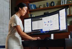 A HP legújabb, 49 hüvelykes monitora behúzható webkamerával rendelkezik (Kép forrása: HP)