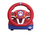 A Hori Mario Kart Racing Wheel Pro Mini Nintendo Switch 2 készülékhez Mario színtémáját viseli.
