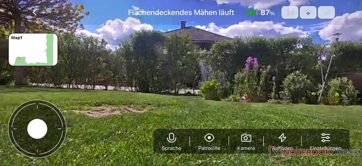 Élő videó a kertből