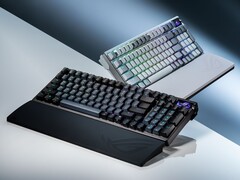 Az Asus Azoth 96 HE új 96%-os elrendezést és Hall-effektes mágneses kapcsolókat hoz az Azoth termékcsaládba. (Kép forrása: Asus)