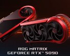 A képen a ROG Matrix RTX 5090 látható. (Kép forrása: ASUS)