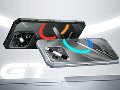 A Blade GT Pro egy robusztus telefon, speciális RGB világítással a hátlapon (Kép forrása: Doogee)