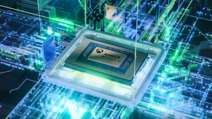 AMD Ryzen AI Z2 Extreme processzor a ROG Xbox Ally X-ben (Kép forrása: AMD, Microsoft Gaming)