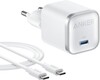 Az Anker Nano Charger (45W) fehér színben. (Kép forrása: Anker)