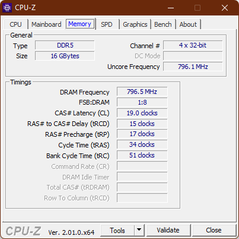 CPU-Z Memory