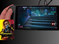 Cyberpunk 2077 Switch 2 kézi teljesítmény (Kép forrása: Deck Wizard YouTube)