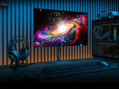 A Gigabyte MO27Q28G a 4. generációs WOLED panel technológiát használja, amely több mint 30%-os SDR csúcsfényerő-javulást biztosít. (Kép forrása: Gigabyte)