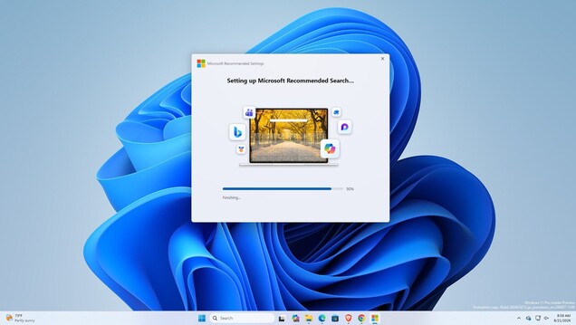 Az új Microsoft Beállítások alkalmazás telepítése.