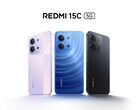 A Redmi 15C 5G kapható éjkék, szürkületi lila és éjfekete színváltozatokban (Kép forrása: Redmi)