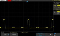 0% fényerő: 15,42 kHz PWM
