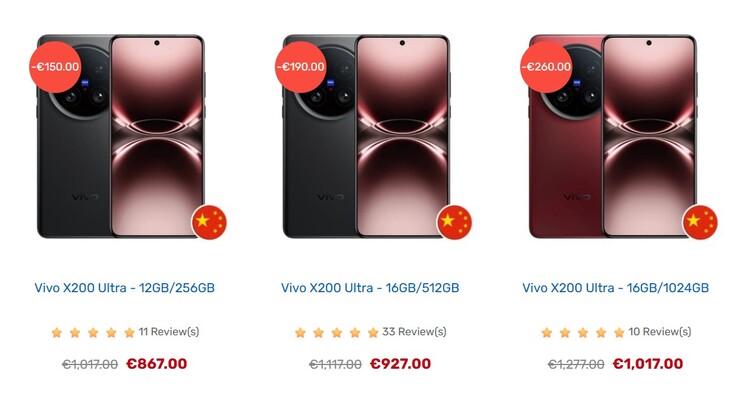 A Vivo X200 Ultra importárai a Tradingshenzhen oldalon július közepén 2025-ben