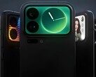 A Xiaomi 17 Pro és Pro Max hátsó kijelzőinek kialakítása.