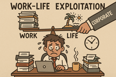 A munka és a magánélet egyensúlya továbbra is a Szilícium-völgyben dől el. (Kép forrása: AI generated)