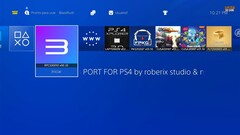 Képernyőkép egy jailbreakelt PS4-re telepített RPCS3-ról
