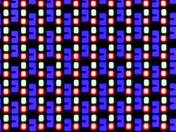 Subpixel rács