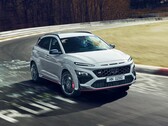 Hyundai Kona N teljesítményű SUV a versenypályán. (Kép forrása: Hyundai)