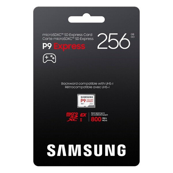 A Samsung P9 Express microSD Express kártya hat védelemmel és 3 év garanciával rendelkezik. (kép forrása: Samsung)