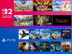 Switch 2 és PS5 exkluzív játékok (Kép forrása: Nintendo of America, Sony PlayStation szerkesztéssel)