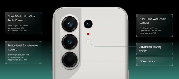 A Tecno Camon 50 Pro 4G teleobjektíves kamerával rendelkezik, hogy megkülönböztesse a nem profi modelltől.