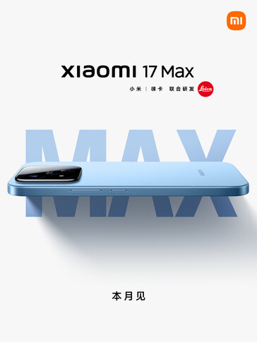 Hivatalos teaser kép a Xiaomi 17 Max.