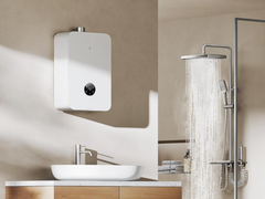 A Xiaomi Mijia Smart Gas Water Heater 2 (képünkön) legújabb verzióját vízeséses zuhanyzókhoz tervezték. (Kép forrása: Xiaomi)