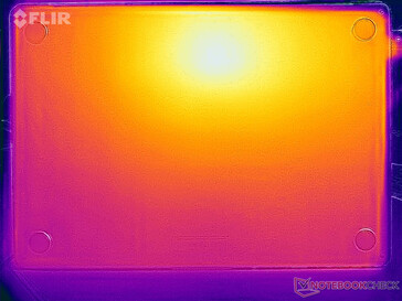 Hőtérkép stressz (alul)