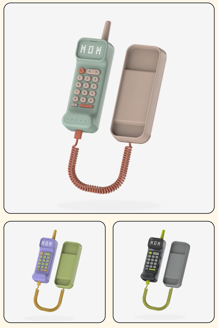 A Waffle Home telefon három színváltozatban kapható – mentazöld, lila gumicukor és grafitfekete.