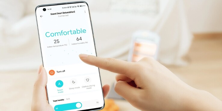 A Xiaomi Smart párátlanítót a márka alkalmazásán keresztül lehet vezérelni