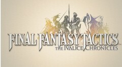 A Final Fantasy Tactics hivatalos logója: The Ivalice Chronicles, a felújított taktikai RPG karaktereinek sziluettjeivel (Kép forrása: Square Enix Press Site)