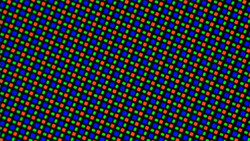 Az előlap szubpixel tömbje