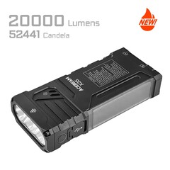 Acebeams X35 oldalsó világítással és három nagy teljesítményű elülső LED-del.