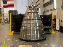 Egy RS-25 rakétahajtómű képe (Kép forrása: Aerojet Rocketdyne; kivágva)