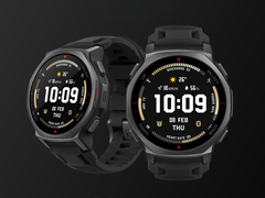 Az Amazfit T-Rex 3 Pro 44 mm-es Onyx Black (a képen) elindult Kínában. (Kép forrása: Amazfit)