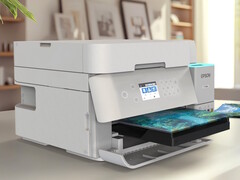 Az Epson EcoTank ET-3950 multifunkciós tintasugaras nyomtató egyike a két bejelentett új modellnek, amelyek nagyméretű tintatartályokkal és magas üzemi ciklusokkal rendelkeznek a nagy mennyiségű otthoni vagy munkahelyi nyomtatáshoz. (Kép forrása: Epson)