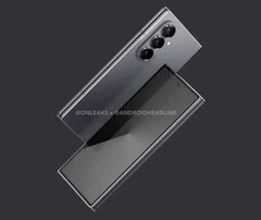 A Samsung Galaxy Z Fold7 állítólag sokkal vékonyabb testtel rendelkezik. (Kép forrása: @OnLeaks / Android Headlines)