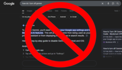 A Gemini találatok a keresés gomb minden egyes kattintásakor megjelennek, és kikapcsolása minden eszközön más és más, feltéve, hogy egyáltalán lehetséges (Kép forrása: Notebookcheck / Google)